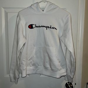 White champion sweatshirt